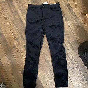 Black Velvet Pants